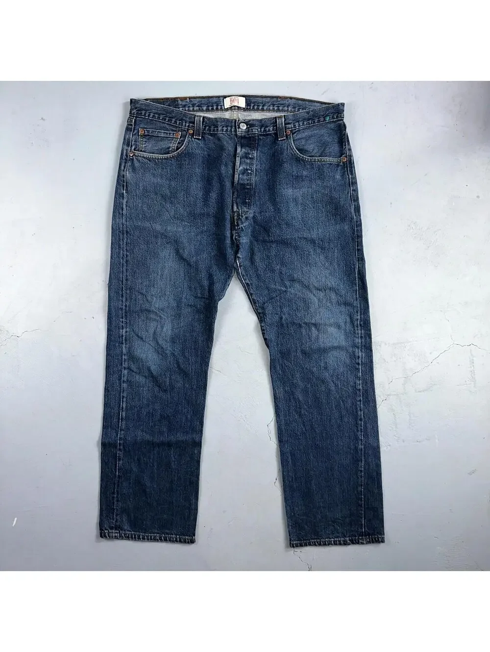 Levis 501 Vintage Y2K XX Straight Leg Jeans Blue Med Wash 40x32 Act 40x31